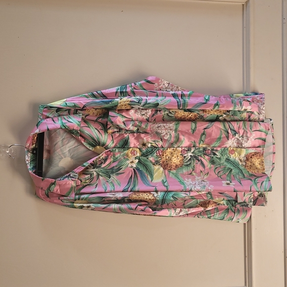 Show Me Your MuMu, Paradise PJ Set, Hannah's Pineapple Dream, Sz L - Picture 3 of 7